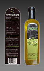 Macadamia nut oil has the highest concentration of monounsaturated fats (oleic acid) than any other available oil.